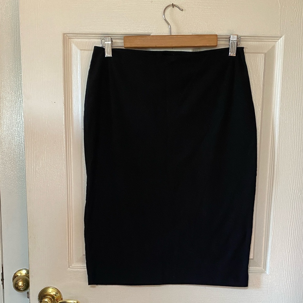 VTG 90’s Betsey Johnson New York Black Classic Punk Pencil Skirt